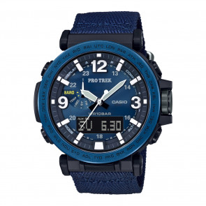 Bracelet de montre Casio PRG-600YB-3 / 10530879 Nylon Bleu 24mm